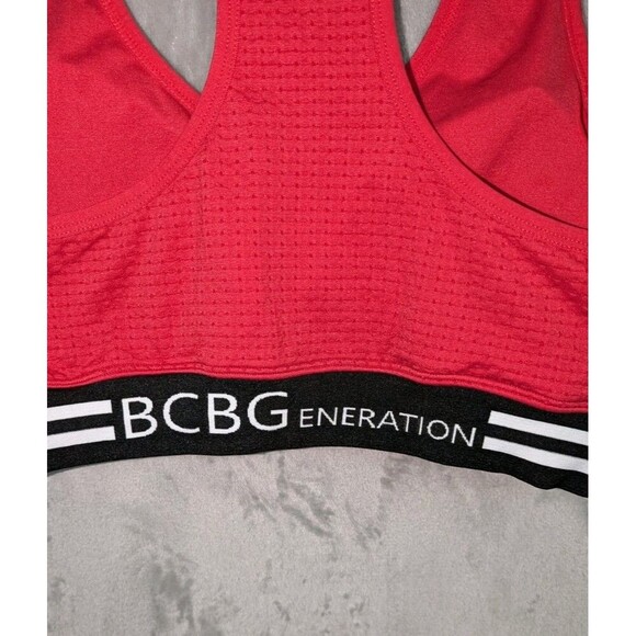 BCBGeneration Sports Bra Size L Racerback Removable Pad Workout Yoga Fitness Gym - Picture 3 of 6
